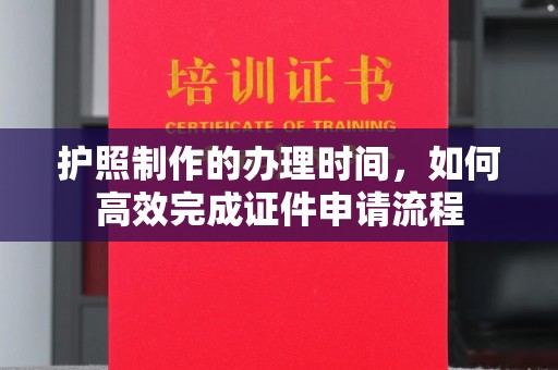 浈江护照制作的办理时间，如何高效完成证件申请流程
