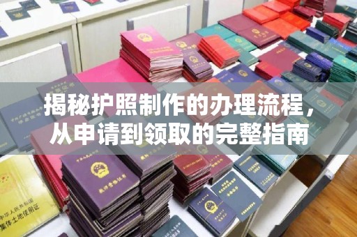 浈江揭秘护照制作的办理流程，从申请到领取的完整指南